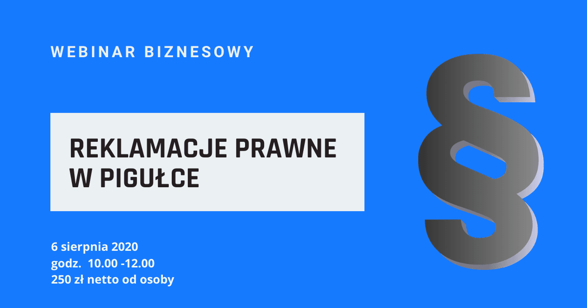 reklamacje prawne w pigułce