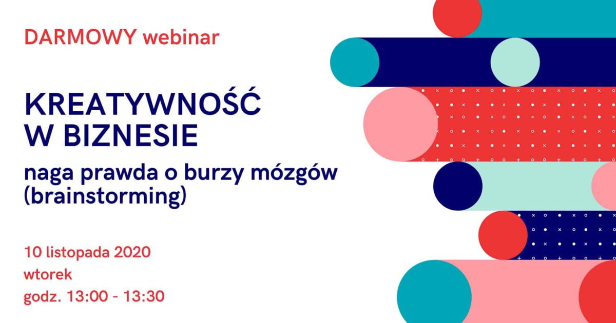 webinar kreatywność w biznesie