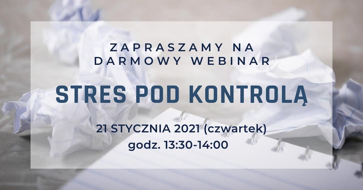 darmowy webinar ze stresu