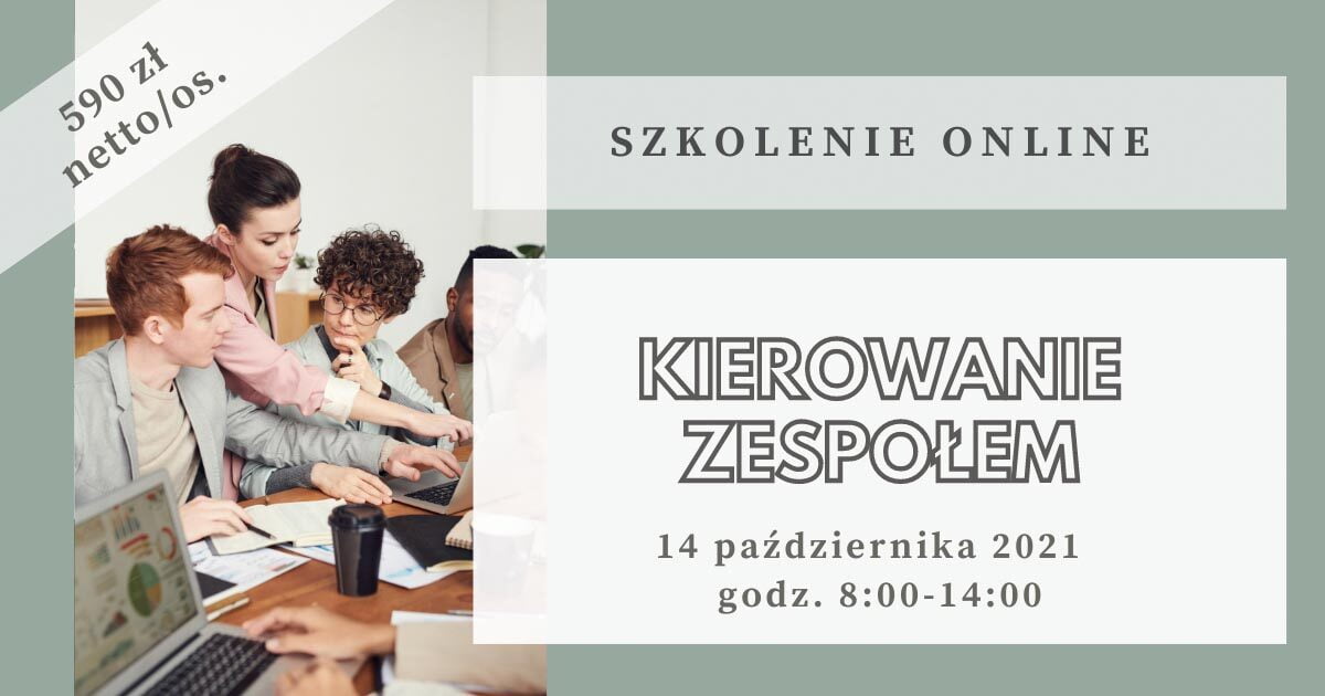 szkolenie online z kierowania zespołem