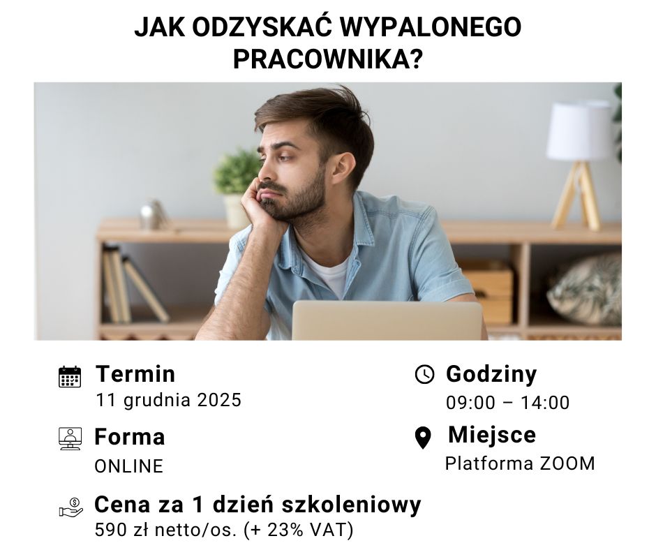 szkolenie otwarte wypalony pracownik