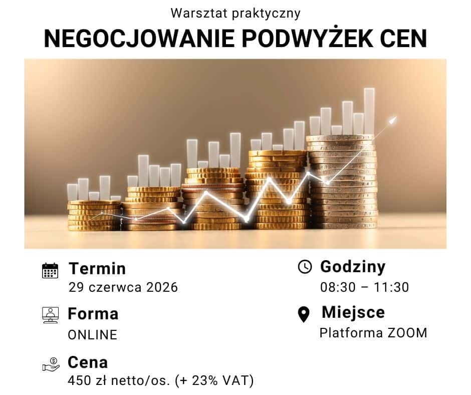 negocjowanie podwyżek cen